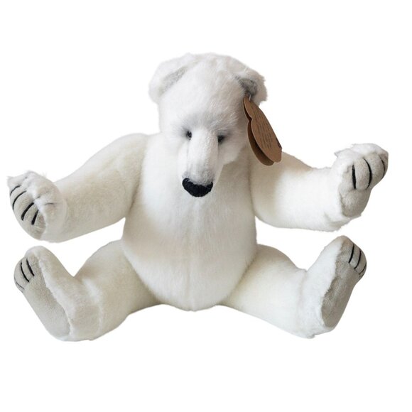 Heartfelt Collectibles Sylvester jointed polar bear plush toy 1997 - Picture 10 of 10